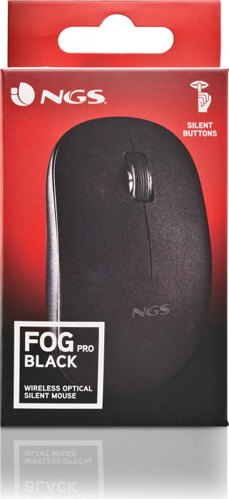 NGS Fog Pro Silent Wireless Mouse blau, USB