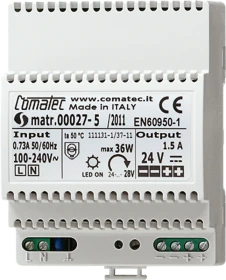 Jung KNX Spannungsversorgung 24V für Smart Control Panels, 1.5A, 4TE REG