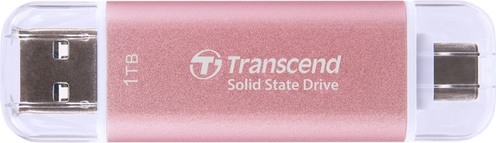 Transcend ESD310P 1TB Pink, USB-A + USB-C, USB 3.2 Gen 2×1