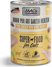 MAC's Cat Huhn mit ganzen Geflügelherzen Adult, 2.40kg (6x 400g)