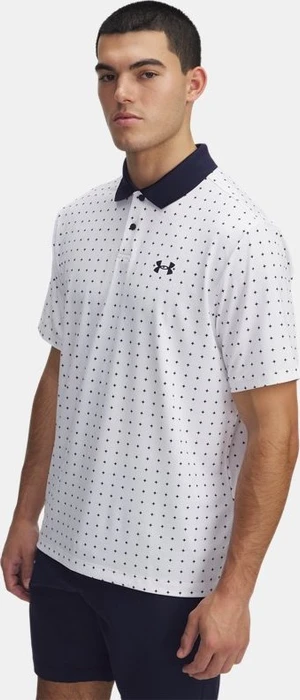 Under Armour Matchplay Printed Poloshirt kurzarm white/midnight navy (Herren)
