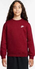 Nike Sportswear Club Fleece Sweatshirt tough red/white (Junior)
