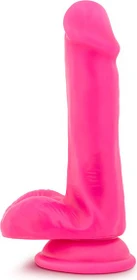 Blush Neo Dual Density Cock with Balls 6.0" pink