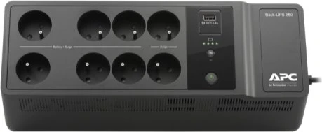 APC Back-UPS, 650VA, Steckdosenleiste, 8x Typ-E, USB