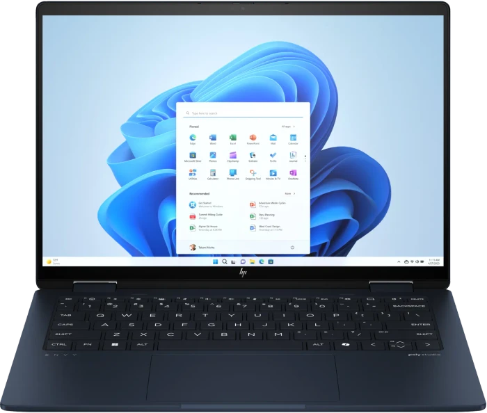 HP Envy x360 2-in-1 14-fc0900ng, Atmospheric Blue, Core Ultra 7 155U, 32GB RAM, 1TB SSD, DE