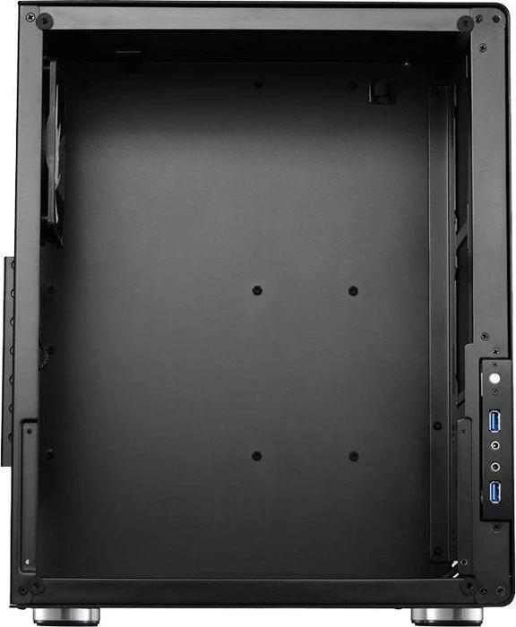 Jonsbo U4, schwarz, Glasfenster