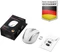Perixx PERIMICE-721 SW Wireless Ergonomic Mouse weiß/silber, USB Vorschaubild