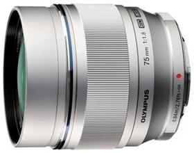 Olympus M.Zuiko digital ED 75mm 1.8 silber