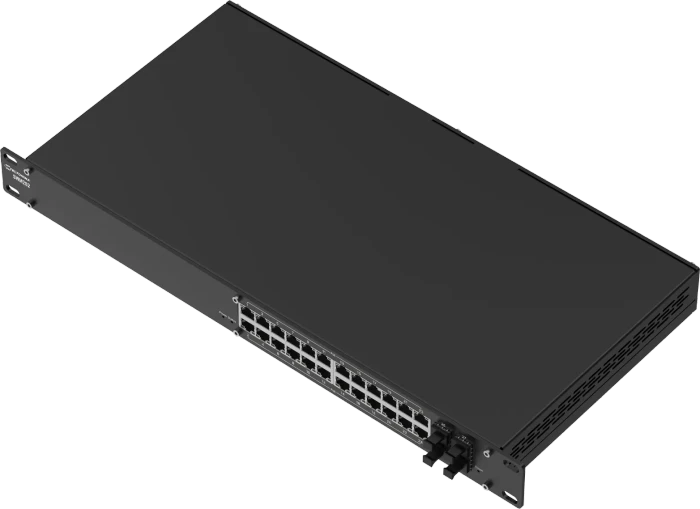 Teltonika SWM Rackmount Gigabit Managed Switch, 24x RJ-45, 4x SFP, 300W PoE+
