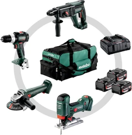 Metabo Combo Set 4.3 18V Akku-Maschinenset inkl. Tasche + 3 Akkus 4.0Ah