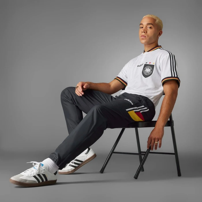 adidas DFB 1996 Woven Trainingshose lang schwarz/weiß