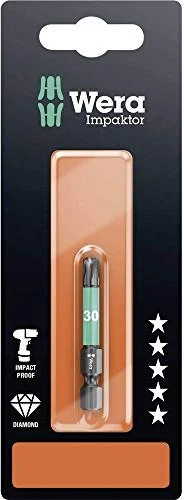 Wera 867/4 IMP DC SB Impaktor Torx Bit 1/4", T30x50mm, 1 Stück