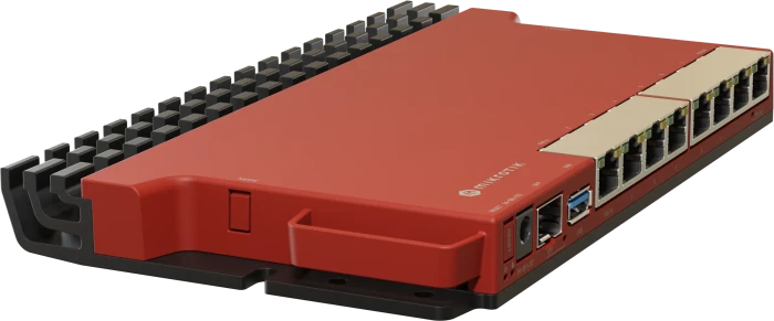 MikroTik RouterBOARD L009 Router, 8x RJ-45, 1x SFP Gigabit Router, 8x RJ-45, 1x SFP, PoE