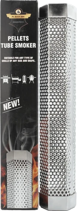 Mr. Barrel BBQ Pellets Tube Smoker Räucherrohr, 1 Stück