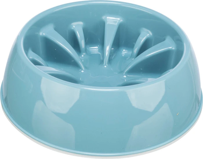 Trixie Slow Feeding Kunststoffnapf, Ø25cm, verschiedene Farben