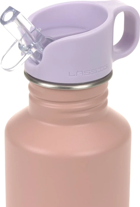 Lässig Edelstahl Trinkflasche 500ml pattern party pink