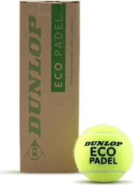 Dunlop Eco Padel Tennisbälle, 3 Stück