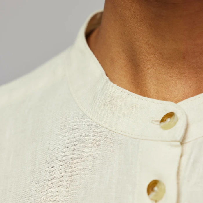 Fjällräven Övik Hemp Hemd kurzarm chalk white (Damen)