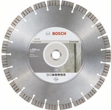 Bosch Professional Best for Concrete Diamanttrennscheibe, 350x3.2x25.4mm, 1 Stück