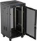 Lanberg 19" Rackschrank 22HE, LCD, freistehend, Flat Pack, V2, Gitternetztür, IP20, RAL 9004, 600mm tief Vorschaubild