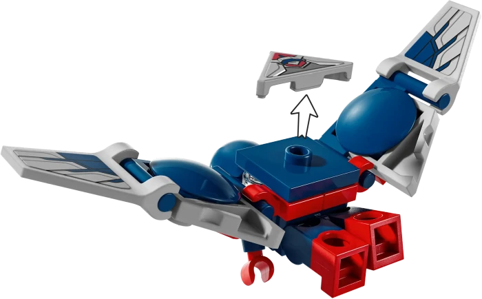 LEGO Marvel Super Heroes Spielset - Showdown zwischen Captain America und Red Hulk