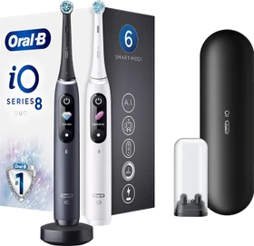 Oral-B iO Series 8 Duo white alabaster/black onyx + 2. Handstück
