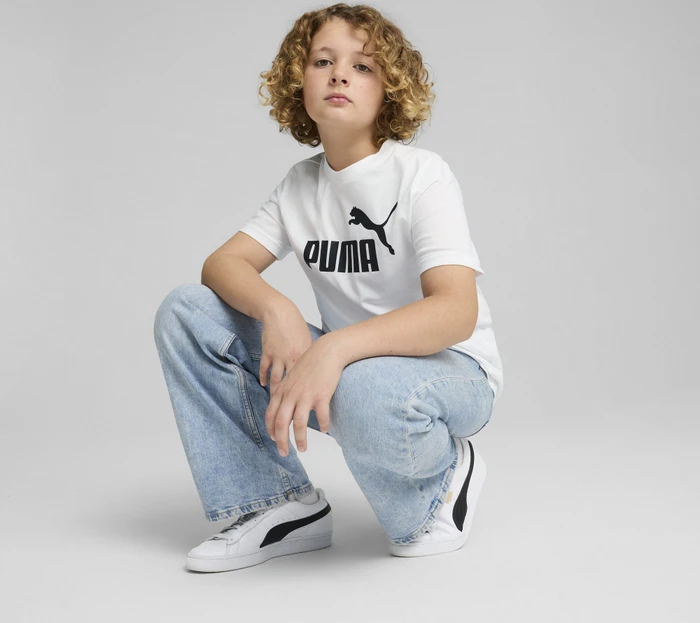 Puma ESS No. 1 Logo T-Shirt kurzarm puma white (Junior)