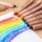 Jolly Supersoft 3 in 1 (Buntstift/Wachsmalkreide/Aquarellstift, wasservermalbar) Multifunktionsstift sortiert, 12er-Set Vorschaubild