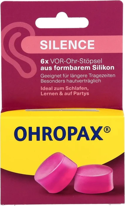 Ohropax Silence Vor-Ohrstöpsel, 6 Stück