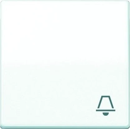 Jung Serie AS Wippe mit Symbol "Klingel", alpinweiß