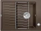 Blanco Elon 45 S InFino Becken reversibel mit Ablauffernbedienung cafe Vorschaubild
