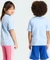 adidas Essentials T-Shirt kurzarm glow blue/white (Junior) Vorschaubild