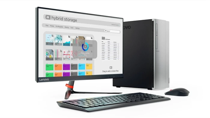 Lenovo IdeaCentre 510-15ICB, Core i5-8400, 4GB RAM, 16GB SSD, 3TB HDD, DE