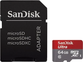 SanDisk Ultra R48 64GB Kit, UHS-I, Class 10