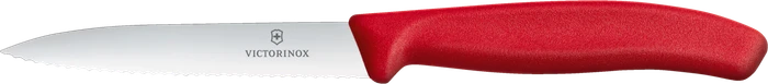 Victorinox SwissClassic Gemüsemesser mit Wellenschliff, 10cm gelb