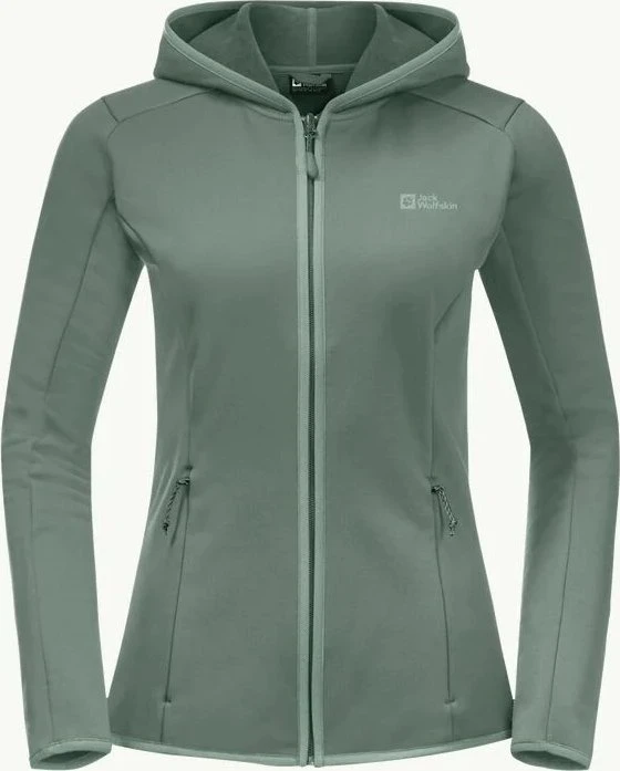 Jack Wolfskin Baiselberg Hoody FZ Jacke hedge green (Damen)