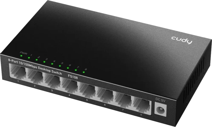 Cudy FS10 Desktop Switch, 8x RJ-45