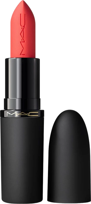 MAC Powder Kiss Hazy Matte Lipstick mandarin o, 3.5g