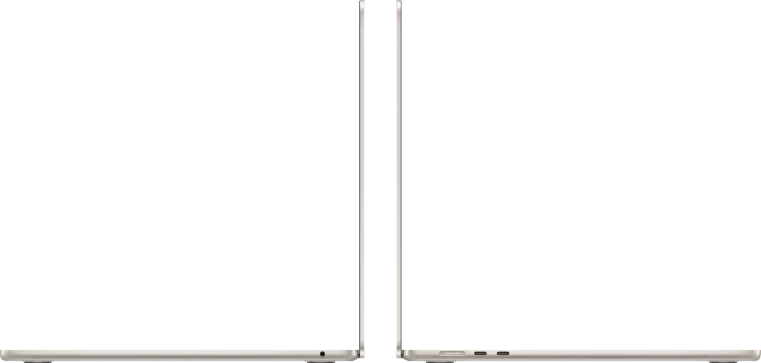 Apple MacBook Air 15", Starlight, M2 - 8 Core CPU / 10 Core GPU, 8GB RAM, 256GB SSD, DE [2023]