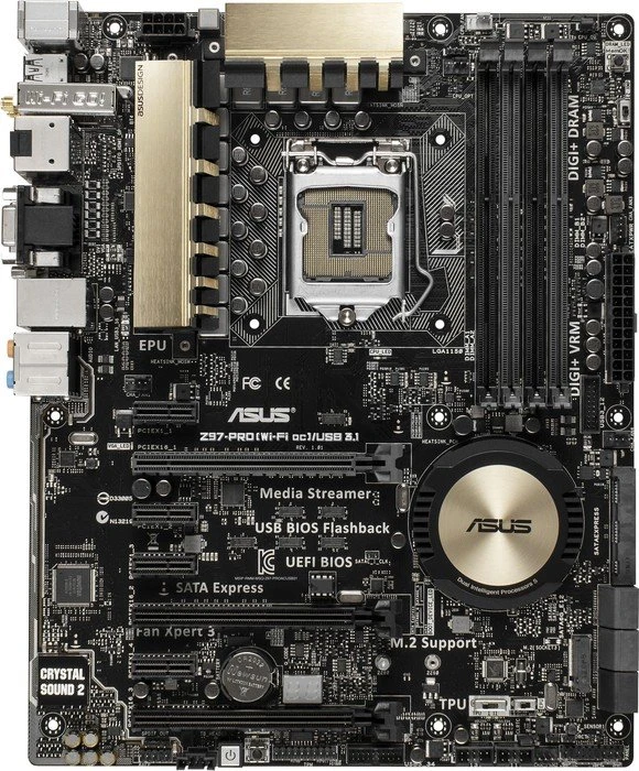 ASUS Z97-Pro [Wi-Fi ac/USB 3.1] (Intel 1150)