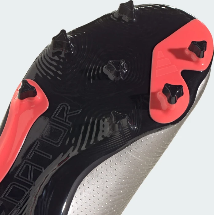adidas Predator League Laceless FG platinum metallic/aurora black/turbo (Junior)