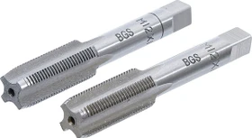 BGS technic Gewindebohrer mit Vor- und Fertigschneider, M12, 2 Stück