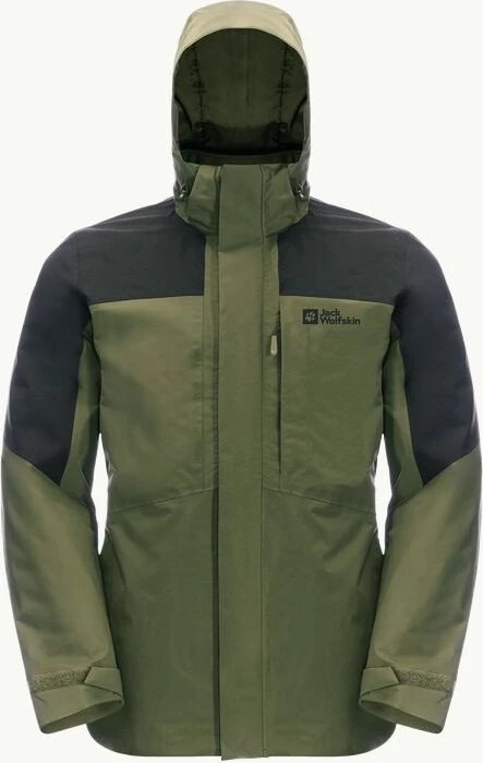 Jack Wolfskin Romberg 3in1 Funktionsjacke greenwood (Herren)