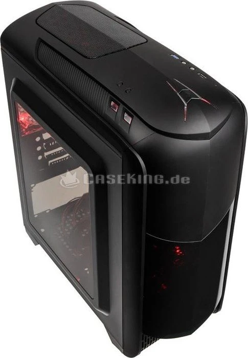 Kolink Aviator M schwarz, Acrylfenster