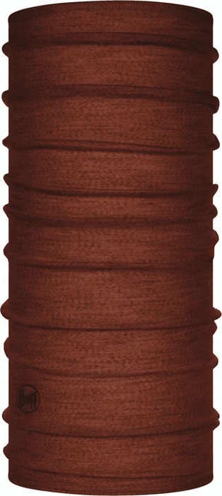 Buff Merino Lightweight Schlauchtuch solid sienna