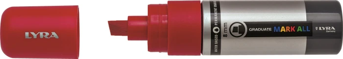 Lyra Graduate Mark All Permanentmarker 8mm rot