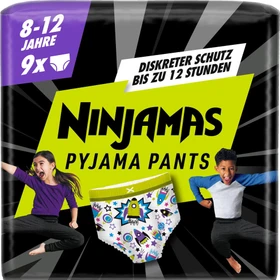 Pampers Ninjamas Pyjama Pants Boys Einwegwindel, 8-12J, 27-43kg, 9 Stück
