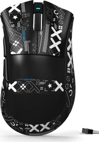 Attack Shark V3 Tri-mode Wireless Gaming Mouse, schwarz, inkl. Grip Tape, USB/Bluetooth