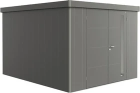Biohort Neo 4C Gerätehaus mit Doppeltür quarzgrau-metallic