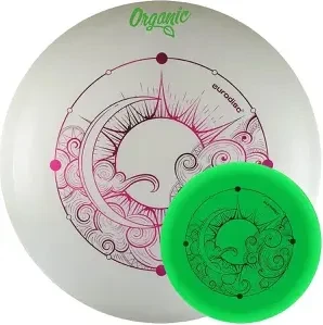 Eurodisc 175g Superglow Organic Frisbee grün